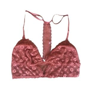 Victoria’s Secret Lace Floral Bralette Racerback